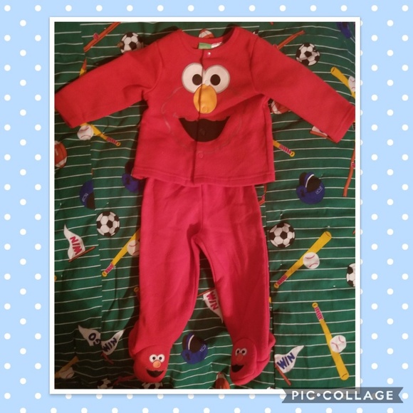 elmo infant pajamas